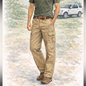 Land Rover Gear Cargo Khaki’s W32 L30